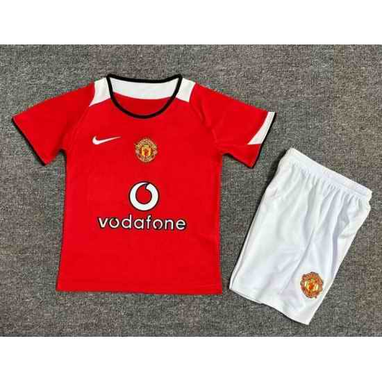 Youth Retro Soccer Jerseys Manchester United F.C. 04 06